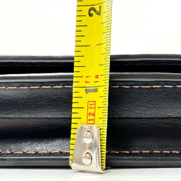 Coach Anna Foldover Crossbody Bag Tartan Plaid Red Black Coated Canvas Leather - Picture 6 of 16